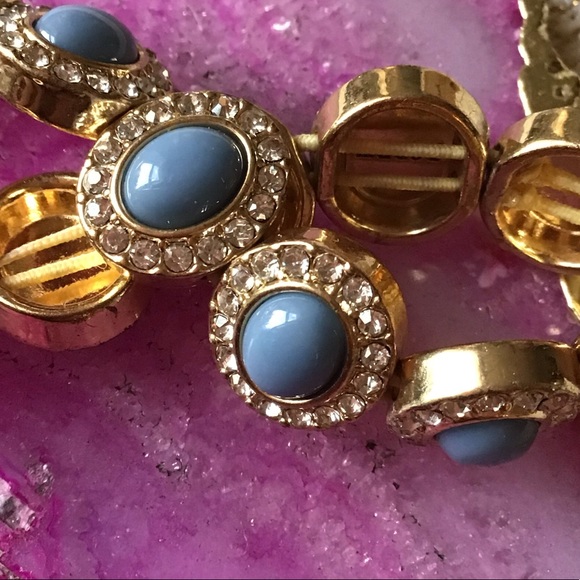 • J C r e w • b r a c e l e t • b l u e/c r e a m - Picture 8 of 8